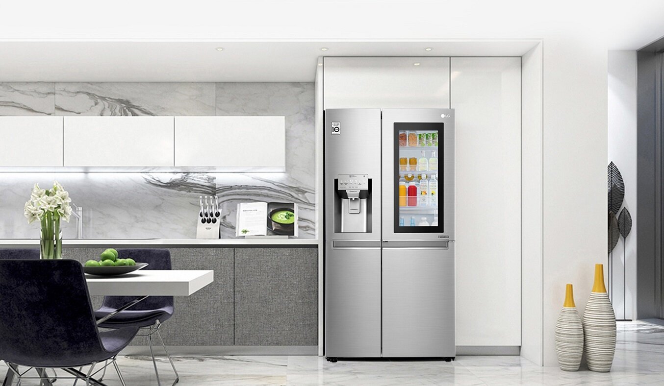 Tủ lạnh LG GR-B247JDS thuộc dòng tủ lạnh side by side có thiết kế hiện đại