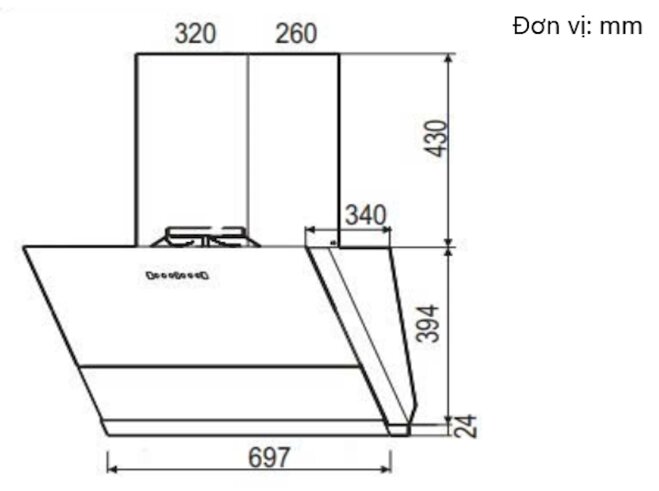 Máy hút mùi Bauer BC 70MTV lựa chọn hoàn hảo cho căn bếp của gia đình