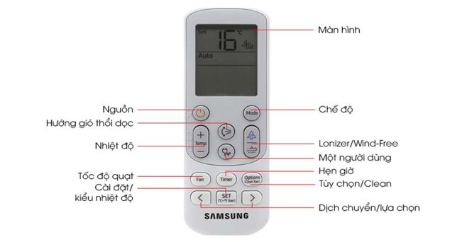 cach su dung may lanh samsung 1