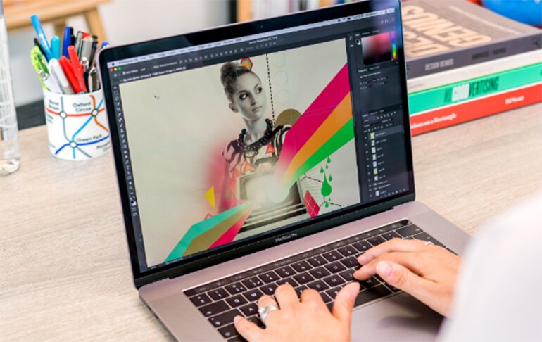 Màu sắc hiển thị của Macbook Pro 15 inch 2019 cực kỳ ấn tượng