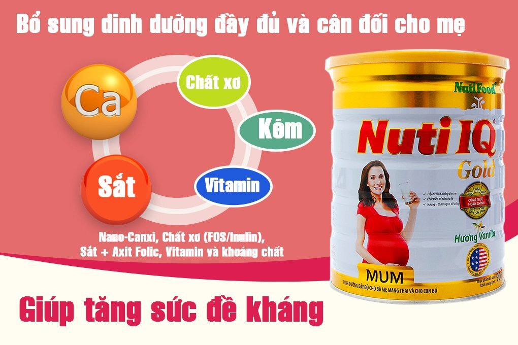 Nuti IQ Gold giúp bé phát triển toàn diện cùng với những dưỡng chất thiết yếu