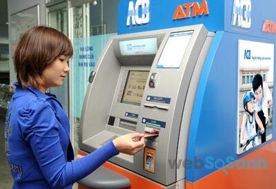 Biểu phí thẻ ATM ngân hàng ACB