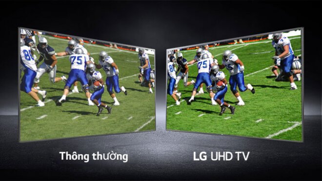 Chất lượng 4K mang đến hình ảnh sắc nét, chân thực