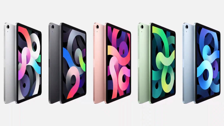 iPad Air 4 được thiết kế với những màu sắc nào?