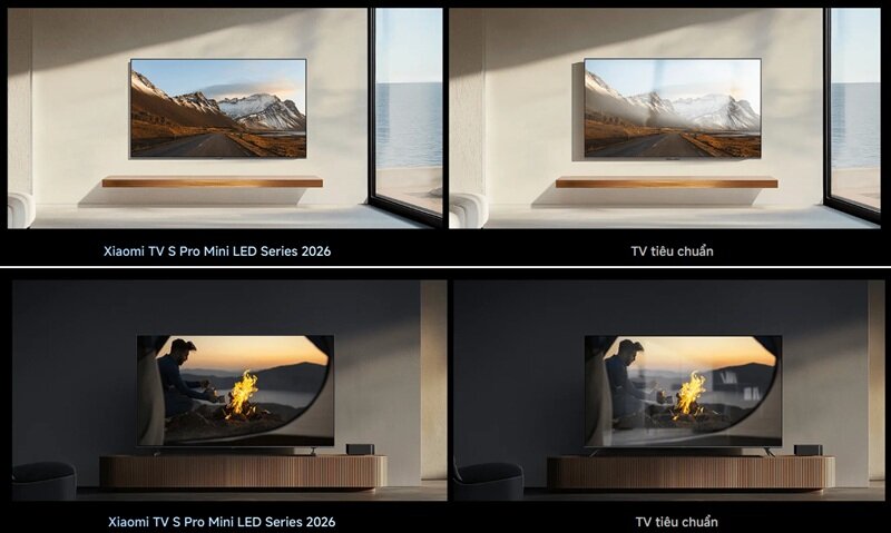 Tivi Xiaomi S Pro Mini LED 65 inch 2026 hội tụ đỉnh cao công nghệ, giá chính hãng 