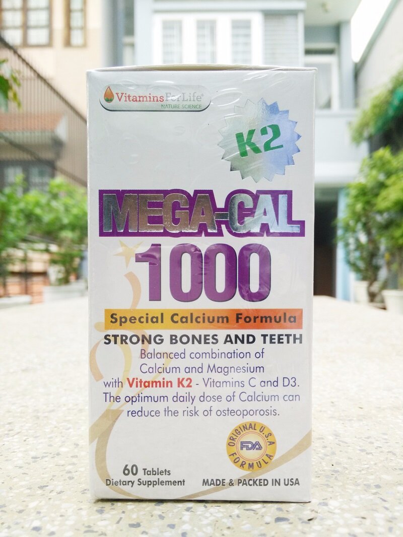 Hình ảnh viên uống Mega Cal K2 1000