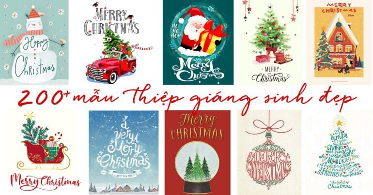 Thiệp giáng sinh Noel - món đồ trang trí Giáng Sinh nhất định phải sắm