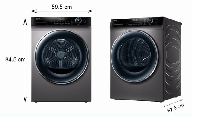 Máy sấy bơm nhiệt Aqua 10 kg AQH-H1000H PS