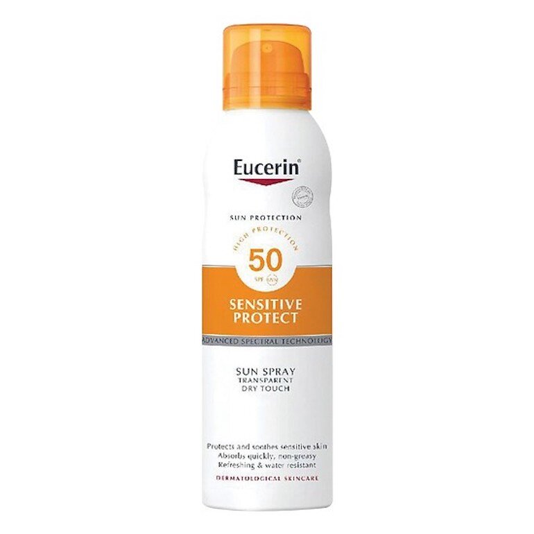 Kem chống nắng Eucerin Sun Spray Transparent SPF 50+