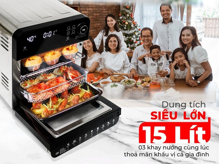 nồi chiên không dầu Kipor KP-AF657