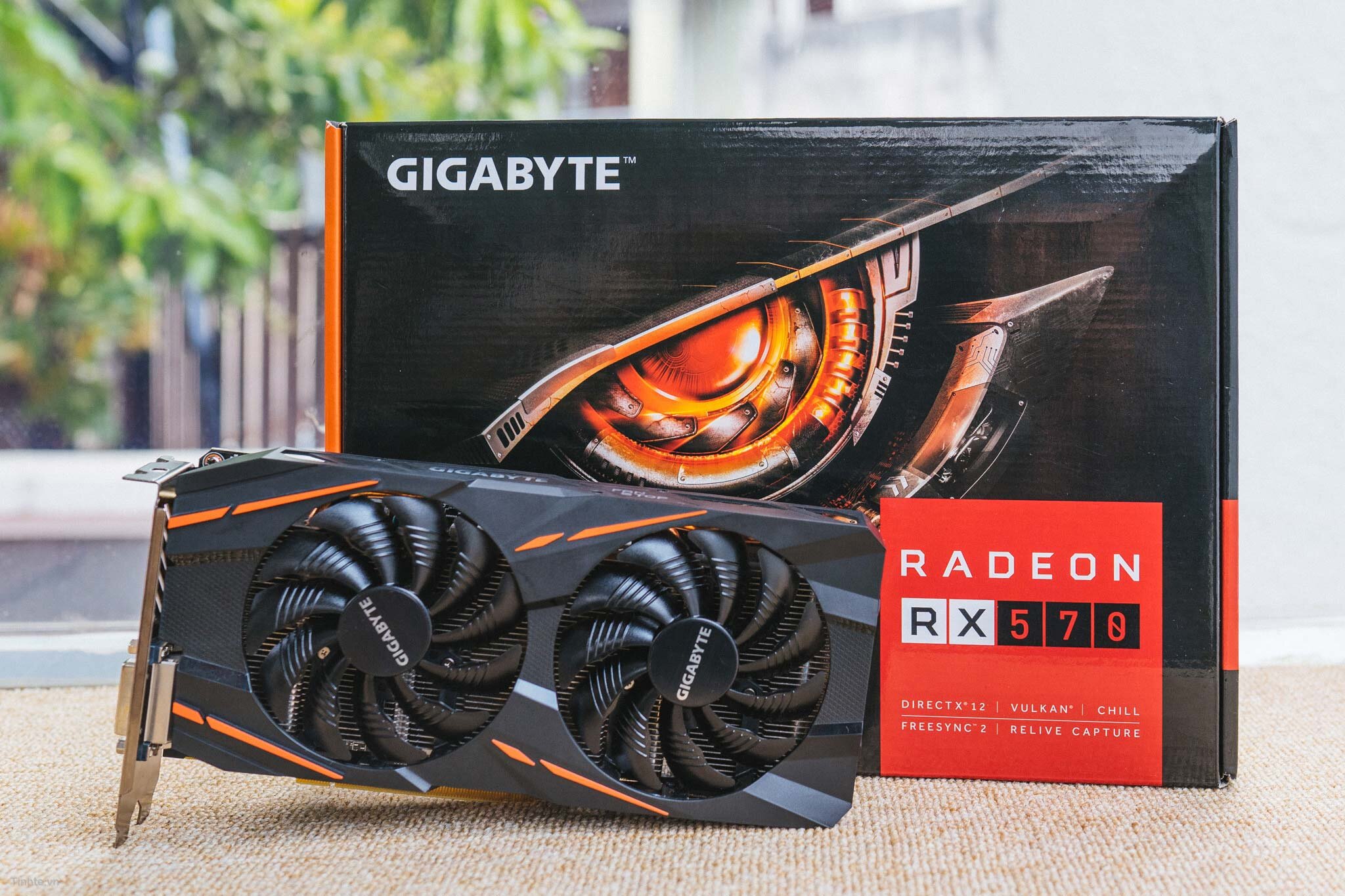 Card màn hình giá rẻ Gigabyte RX 570 4GB Gaming GDDR5