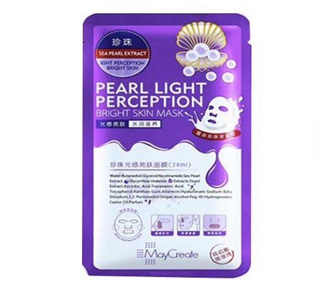 Mặt nạ HA Pearl Light Perception Bright Skin Mask.