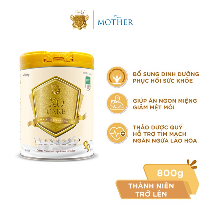 5 điểm nổi bật của sữa bột Imperial Majesty XO Care cho người trưởng thành