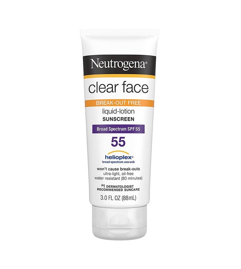 Kem chống nắng Neutrogena Clear Face Break-Out Free Liquid Lotion