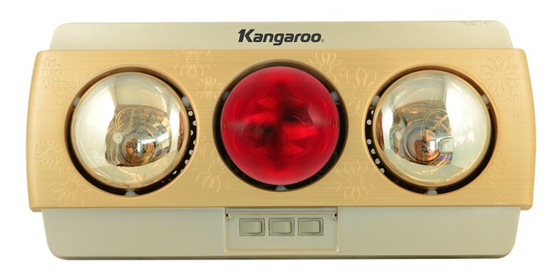 Lưu ý đến tuổi thọ của đèn sưởi Kangaroo 3 bóng