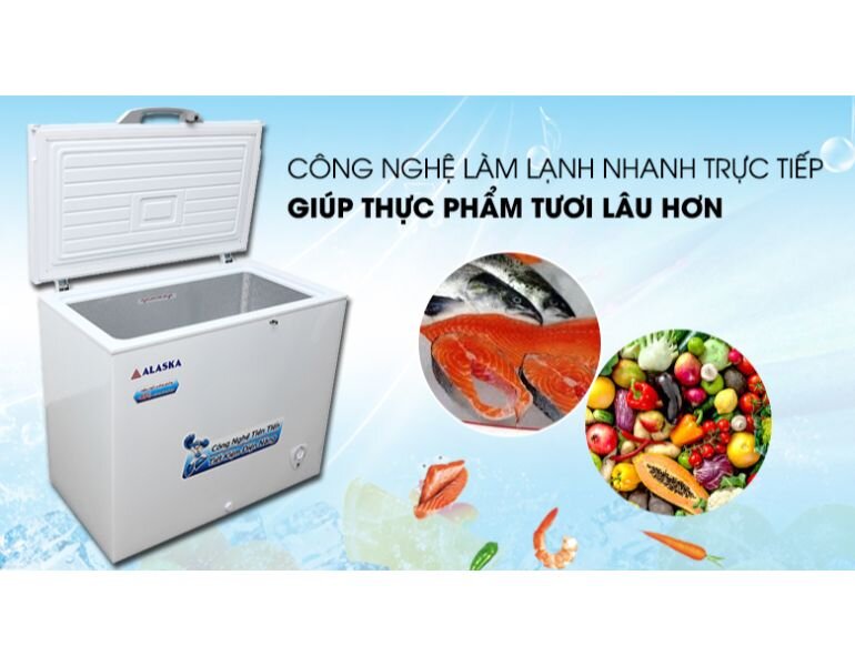 Hình ảnh tủ đông Alaska