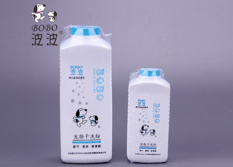 Bobo dry shower gel for dogs and cats