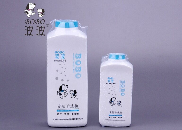 Bobo dry shampoo for dogs and cats