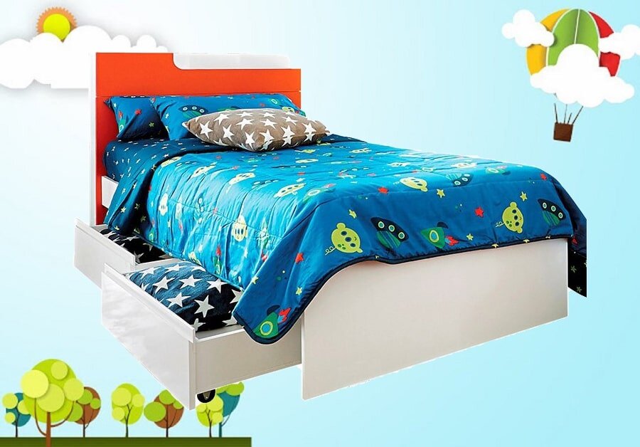 Với thiết kế đơn giản lạ mắt và được gia công chắc chắn đây là mẫu giường hợp với nhu cầu của bạn