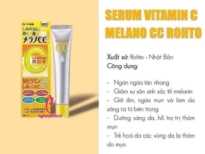 Serum CC Melano mang lại nhiều công dụng tuyệt vời