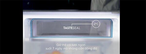 Ngăn đông mềm TasteSeal bảo quản thực phẩm ở nhiệt độ lý tưởng