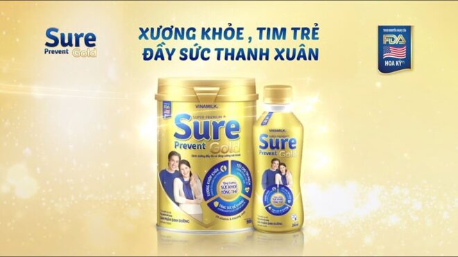 Sữa bột pha sẵn Sure Prevent Gold của Vinamilk có tốt không?