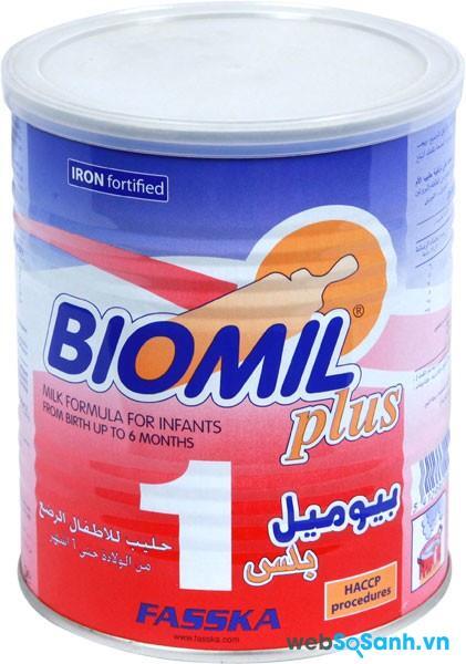 Sữa bột Biomil Plus số 1 (nguồn: internet)