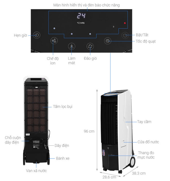 quạt điều hòa boss feab-110