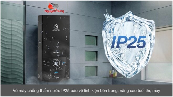 Bình nóng lạnh trực tiếp Ariston Aures Top 4.5P: Lựa chọn hàng đầu của mọi gia đình!