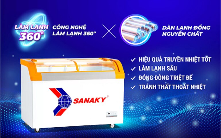 4 lý do bạn nên mua tủ đông Sanaky Vh-3899kb 280 lít