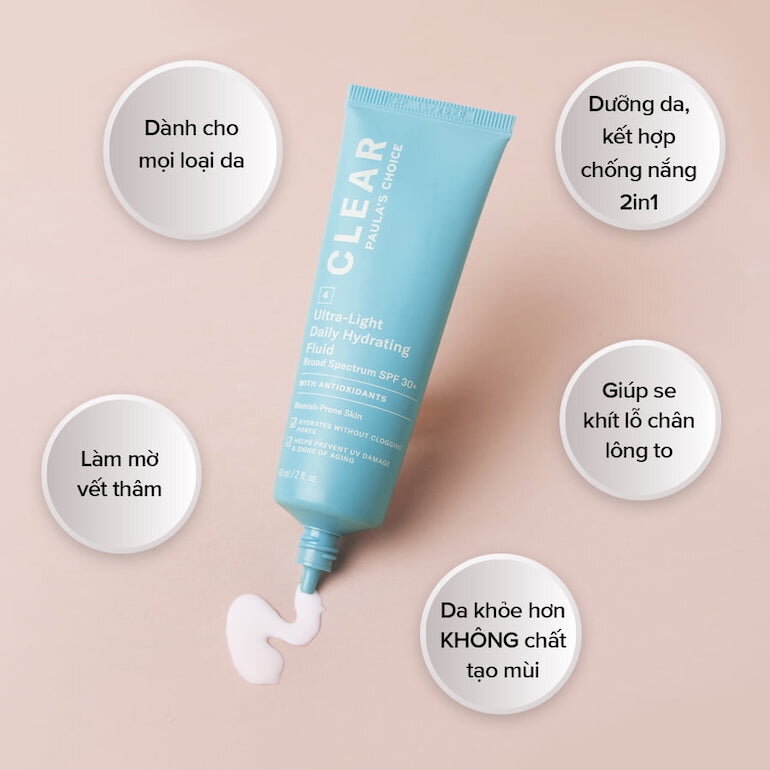 Kem chống nắng Paula’s Choice Clear Ultra-Light SPF 30+