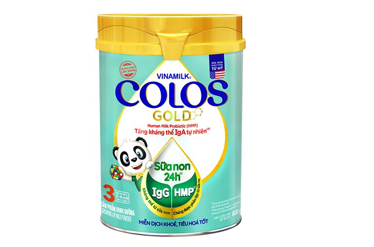 Sữa ColosGold của Vinamilk giúp bé tăng cân đều đặn