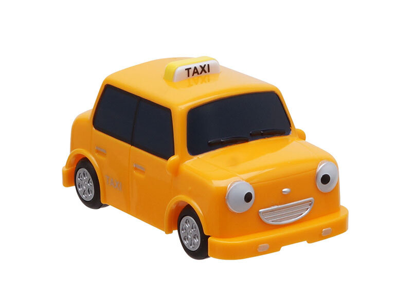 Xe taxi có biểu tượng taxi trên nóc