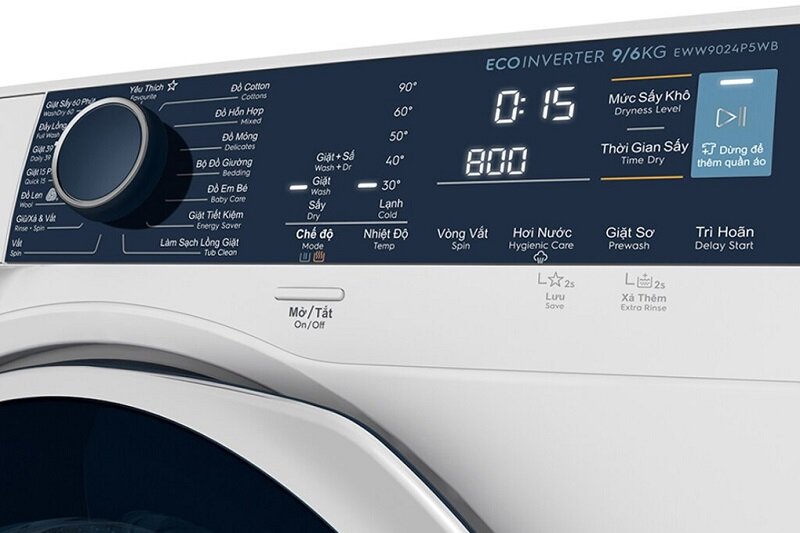 Điểm khác biệt của máy giặt Electrolux Ultimatecare 500 9kg EWT9074N5SA và Electrolux EWW9024P5WB