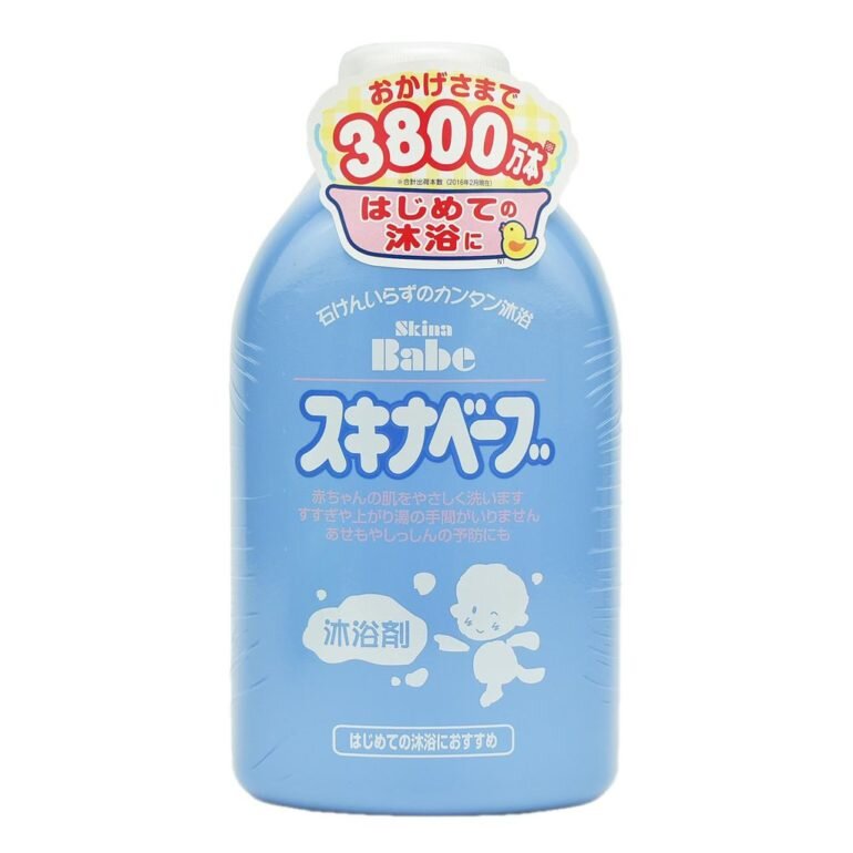 Sữa tắm cho trẻ em của Nhật Skina Babe - Giá tham khảo: 520.000 vnđ/ chai 500ml