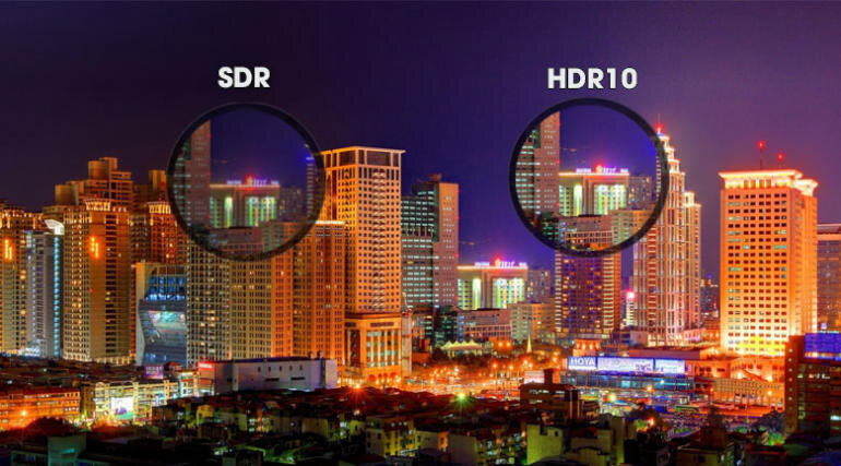 Hình ảnh sắc nét nhờ độ phân giải Ultra HD 4K kết hợp với công nghệ tân tiến