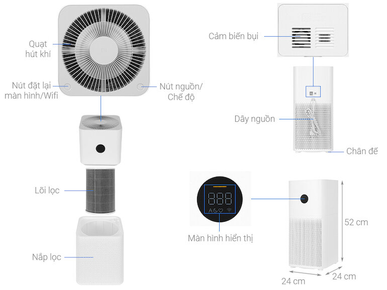 Có nên mua máy lọc không khí Xiaomi 3C?