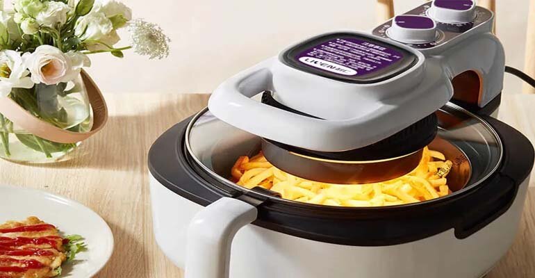 LIVEN KZ-J5000A tích hợp nhiều chế độ nấu ăn khác nhau nồi chiên không dầu LIVEN KZ-J5000A