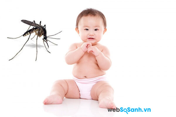 Muỗi là kẻ thù số một của các bé
