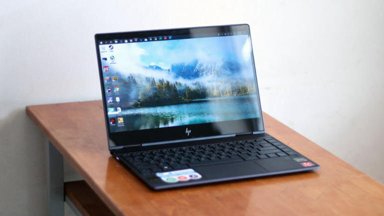 Laptop HP Envy X360 sở hữu màn hình cảm ứng chất lượng