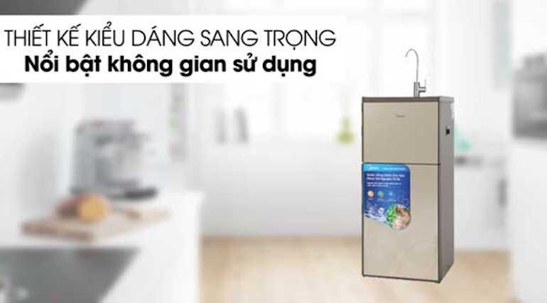 Máy lọc nước Midea MWP-S0820MR có thiết kế kiểu dáng sang trọng.