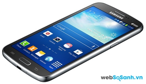 Galaxy Grand 2 người dùng sẽ sở hữu điện thoại thông minh màn hình lớn 5.25 inch.