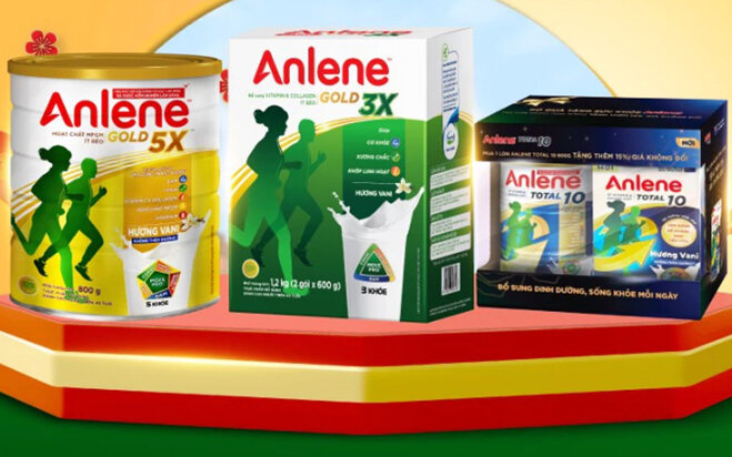 Sữa cho người già Anlene