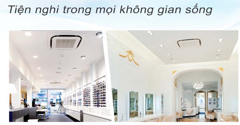 Kiểu dáng được thiết kế âm tường nên không chiếm quá nhiều diện tích may lanh am tran daikin 1