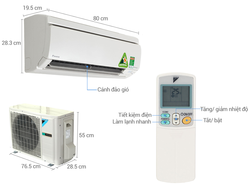 điều hòa đaikin 2 chiều FTXS35GVMV/RXS35GVMV