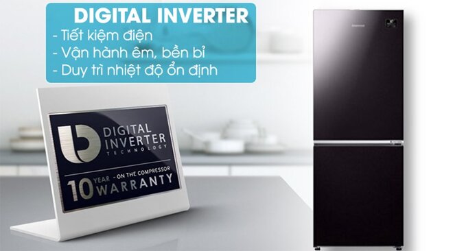 Tủ lạnh Samsung Inverter 280 lít RB27N4010BU/SV