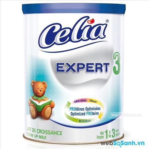 Sữa bột Celia Expert 3 hộp thiếc 400g 