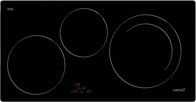 bếp từ âm 3 vùng nấu Cata 753 IBK (IB 753 BK)