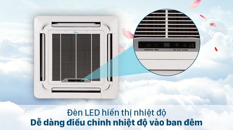 điều hòa âm trần Midea 96000Btu 1 chiều inverter MQ4A-48CRDN1/MOUC-96CDN1-R