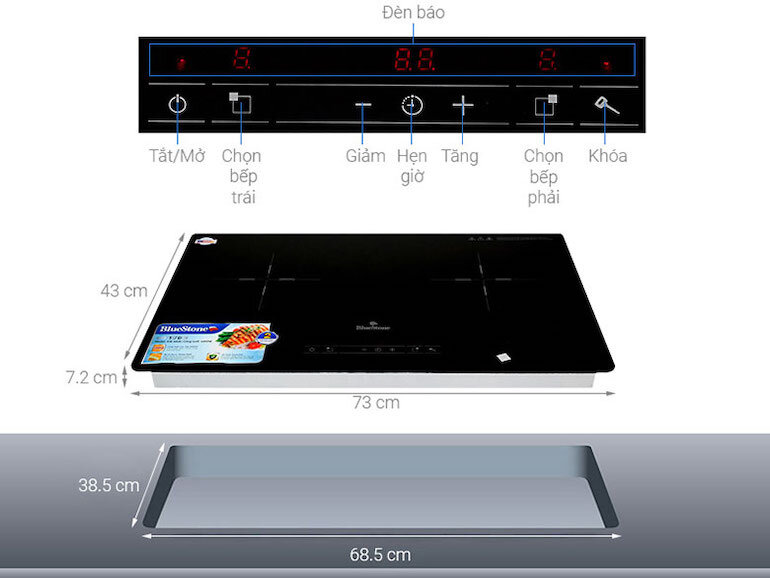 Cách sử dụng bếp từ Bluestone chung nhất